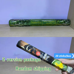 20pcs/Box Premium Incense Sticks, Dragon's Blood Money Drawing Bamboo Home Fragrance For Meditation, Yoga, Negative Energy Cleansing, Home And Office Decor